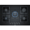 Siemens iQ500, Plynová varná deska, 75 cm, tvrzené sklo, Černá, EP7A6QB20 Siemens iQ500, Plynová varná deska, 75 cm, tvrzené sklo, Černá, EP7A6QB20