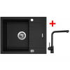 Sinks LINEA 600 XC Granblack + Elka čierná matná Sinks LINEA 600 XC Granblack + Elka čierná matná