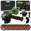 Aku úhlová bruska Procraft PWA220 + 10x řezný kotouč CD125x1.0b v kovovém boxu | SPWA220/CD125x1.0b Aku úhlová bruska Procraft PWA220 + 10x řezný kotouč CD125x1.0b v kovovém boxu | SPWA220/CD125x1.0b