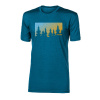 Tričko krátke pánske Progress HRUTUR FOREST merino petrol melír XL Tričko krátke pánske Progress HRUTUR FOREST merino petrol melír XL