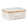 Úložný box G21 40 x 30 x 15 cm, bambusový s vekom, béžový Úložný box G21 40 x 30 x 15 cm, bambusový s vekom, béžový