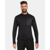 KILPI ERIN-M Čierna pánska fleecová mikina - 5XL KILPI ERIN-M Čierna pánska fleecová mikina - 5XL