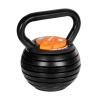 Liatinový kettlebell s automatickým nastavením nosnosti 18 kg REBEL ACTIVE Liatinový kettlebell s automatickým nastavením nosnosti 18 kg REBEL ACTIVE