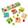 Bigjigs Toys Puzzle s obrázkami a číslami Bigjigs Toys Puzzle s obrázkami a číslami