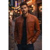 Max Original Leather Pánska kožená bunda AXEL cognac (4XL 62-64) - Cognac - 4XL Max Original Leather Pánska kožená bunda AXEL cognac (4XL 62-64) - Cognac - 4XL