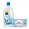 Chicco Prací Prostriedok Detský Sensitive 1,5 L (27 Praní) + Vlhčené Utierky 72 Ks Zdarma Chicco Prací Prostriedok Detský Sensitive 1,5 L (27 Praní) + Vlhčené Utierky 72 Ks Zdarma