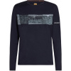 Pánske funkčné tričko s dlhým rukávom Icebreaker Men's Merino 200 Oasis LS Crewe Elevation Lin - midnight navy M Pánske funkčné tričko s dlhým rukávom Icebreaker Men's Merino 200 Oasis LS Crewe Elevation Lin - midnight navy M