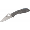 Spyderco C11FPGY Delica 4 Lightweight Flat Ground vreckový nôž 7,5 cm, Satin, šedá, FRN Spyderco C11FPGY Delica 4 Lightweight Flat Ground vreckový nôž 7,5 cm, Satin, šedá, FRN