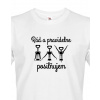 Pánske tričko rád a pravidelne posilňujem, Barva Bílá, Velikost L Bezvatriko.cz 0477 Pánske tričko rád a pravidelne posilňujem, Barva Bílá, Velikost L Bezvatriko.cz 0477