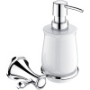 Nimco dávkovač mydla Lada chróm – keramika mosadz LA 19031K-26 Nimco dávkovač mydla Lada chróm – keramika mosadz LA 19031K-26