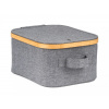 Úložný box G21 24 x 30 x 15 cm, bambusový s vekom, sivý Úložný box G21 24 x 30 x 15 cm, bambusový s vekom, sivý