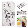 Peňaženkové 3D puzdro na Samsung Galaxy A25 5G - Words Marble Peňaženkové 3D puzdro na Samsung Galaxy A25 5G - Words Marble