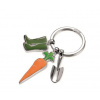 TROIKA Prívesok na kľúče s 3 charm ozdobami Garden Love TROIKA Prívesok na kľúče s 3 charm ozdobami Garden Love