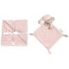 INTERBABY | Deka mäkká guličky + prítulka - RUŽOVÁ INTERBABY | Deka mäkká guličky + prítulka - RUŽOVÁ