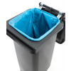 Vrecko s bočným záhybom pre veľkoobjemové nádoby na odpad, objem 240 l, 100 kusov Vrecko s bočným záhybom pre veľkoobjemové nádoby na odpad, objem 240 l, 100 kusov