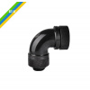 Thermaltake Pacific G1/4 PETG Tube 90-Degree Compression 16mm OD - Black CL-W097-CA00BL-A Thermaltake Pacific G1/4 PETG Tube 90-Degree Compression 16mm OD - Black CL-W097-CA00BL-A