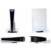 Držiak / uchytenie na stenu pre konzolu PlayStation 5 PS5 - vertikálne / horizontálne - biely Držiak / uchytenie na stenu pre konzolu PlayStation 5 PS5 - vertikálne / horizontálne - biely