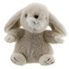 Veľkonočný darček plyšový zajac sivý 13 x 10 x 14,5 cm, 1 ks Veľkonočný darček plyšový zajac sivý 13 x 10 x 14,5 cm, 1 ks
