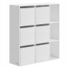 Regál Songmics regál na knihy 83 cm x 91,8 cm x 27 cm biela Regál Songmics regál na knihy 83 cm x 91,8 cm x 27 cm biela