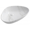 Sapho DALMA keramické umývadlo na dosku, 58,5x39cm, carrara MM217 Sapho DALMA keramické umývadlo na dosku, 58,5x39cm, carrara MM217