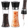 Ručný mlynček Orion sklo 2 ks bezfarebný/čierny/sivý Ručný mlynček Orion sklo 2 ks bezfarebný/čierny/sivý
