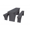TENTino Elastický poťah STANDARD na pivný set 220x50 - 220x70 cm Farba obrusu: TMAVOŠEDÁ / ANTRACIT TENTino Elastický poťah STANDARD na pivný set 220x50 - 220x70 cm Farba obrusu: TMAVOŠEDÁ / ANTRACIT