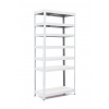 Policový regál Trestles RH 2200x800x500, nosnosť 1750 kg, 7 políc Farba: biela, Typ police: drevená MDF 5,4 mm Policový regál Trestles RH 2200x800x500, nosnosť 1750 kg, 7 políc Farba: biela, Typ police: drevená MDF 5,4 mm