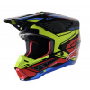 Prilba Alpinestars SM5 Supertech M5 Action čierna/žltá/červená S Prilba Alpinestars SM5 Supertech M5 Action čierna/žltá/červená S
