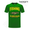 Tričko RANGER® - motív Rybárčenie 02 Zelená 3XL Tričko RANGER® - motív Rybárčenie 02 Zelená 3XL