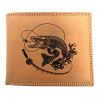 Mercucio kožená peňaženka svetlo hnedá šťuka s prútom (2911911STP)