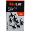 UnderCarp Rovnátka Červ Čierny 10 ks UnderCarp Rovnátka Červ Čierny 10 ks