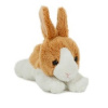 Králik ležiaci plyš 11x15cm hnedo-biely Králik ležiaci plyš 11x15cm hnedo-biely