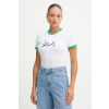 Bavlnené tričko Karl Lagerfeld IKON B1W17040 biela XXL Bavlnené tričko Karl Lagerfeld IKON B1W17040 biela XXL
