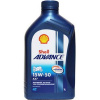 Motorový olej Shell Advance AX7 4T 15W-50, 1L Motorový olej Shell Advance AX7 4T 15W-50, 1L