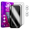 AppleMix Tvrdené sklo JP Full Pack pre Apple iPhone 16 Plus - číre 3D - sada 2 kusov + aplikátor + 2x sklo na objektív AppleMix Tvrdené sklo JP Full Pack pre Apple iPhone 16 Plus - číre 3D - sada 2 kusov + aplikátor + 2x sklo na objektív