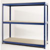 Kovový regál HEAVY 1800x1600x600/5, čierna, 600 kg/pol. (ČIERNA) Kovový regál HEAVY 1800x1600x600/5, čierna, 600 kg/pol. (ČIERNA)