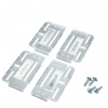 Podložka pod ŠPZ Simple Fix transparetná 112mm - 2 ks Podložka pod ŠPZ Simple Fix transparetná 112mm - 2 ks