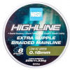 Nash Splietaná šnúra Highline Extra Supple Braid Green 600 m 0,18 mm 11,3 kg Nash Splietaná šnúra Highline Extra Supple Braid Green 600 m 0,18 mm 11,3 kg