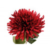 Umelá chryzantéma červená tm. 1ks Umelá chryzantéma červená tm. 1ks