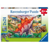 Ravensburger Svet dinosaurov Puzzle 2x24 dielikov Ravensburger Svet dinosaurov Puzzle 2x24 dielikov