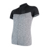 SENSOR CYKLO MOTION dámský dres kr.rukáv celozip šedá/černá M SENSOR CYKLO MOTION dámský dres kr.rukáv celozip šedá/černá M