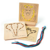 Bigjigs Toys Prevliekanie podľa čísel Divoké zvieratá Bigjigs Toys Prevliekanie podľa čísel Divoké zvieratá