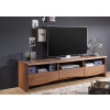 Bighome - WOODLAND TV stolík 191x50 cm, tmavohnedá, akácia Bighome - WOODLAND TV stolík 191x50 cm, tmavohnedá, akácia