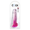 King Cock Clear - Realistické Dildo So Semenníkmi a Prísavkou Priehľadné-R King Cock Clear - Realistické Dildo So Semenníkmi a Prísavkou Priehľadné-R
