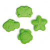 Bigjigs toys Hračka silikonové formičky zelené Meadow