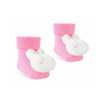 Dojčenské froté ponožky Zajačik, ružové, veľ. 68/80 Dojčenské froté ponožky Zajačik, ružové, veľ. 68/80