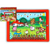Tablet naučný interaktivní Moje první zvířátka 24x19cm na baterie Světlo Zvuk Tablet naučný interaktivní Moje první zvířátka 24x19cm na baterie Světlo Zvuk
