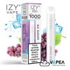 IZY VAPE ONE+ Grape Ice 18 mg 1000 poťahov jednorazová elektronická cigareta IZY VAPE ONE+ Grape Ice 18 mg 1000 poťahov jednorazová elektronická cigareta