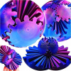 Gear Ball Antistresová ozubená lopta Spin Ball 3D Gear Ball Antistresová ozubená lopta Spin Ball 3D
