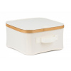 Úložný box G21 30 x 30 x 15 cm, bambusový s vekom, béžový Úložný box G21 30 x 30 x 15 cm, bambusový s vekom, béžový